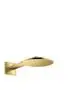 AXOR-HG-AXOR-ShowerSolutions-Kopfbrause-250-1jet-mit-Brausearm-Polished-Gold-Optic-35284990 gallery number 1